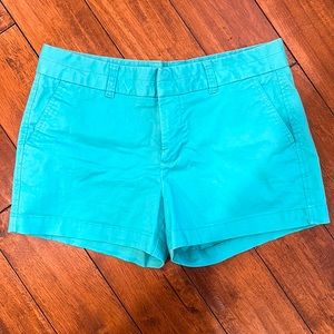 Gap turquoise khaki city shorts